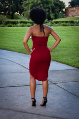 Diamond Dress (Available in Burgundy or Black)