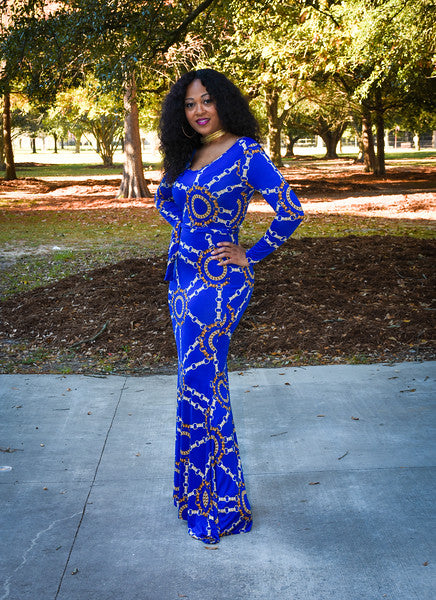 Forever My Lady Maxi Dress in Blue