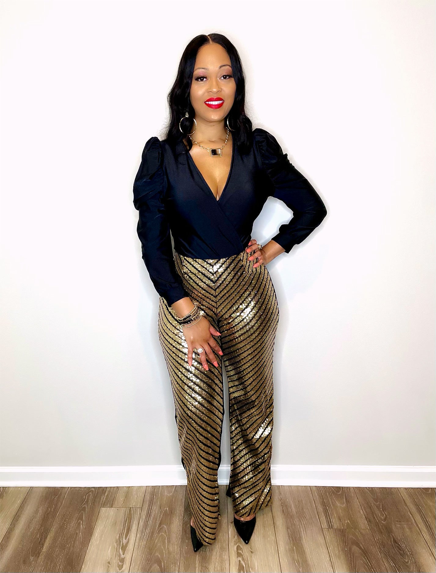 Trending wide leg pants  how to style them  Glamour and Gains
