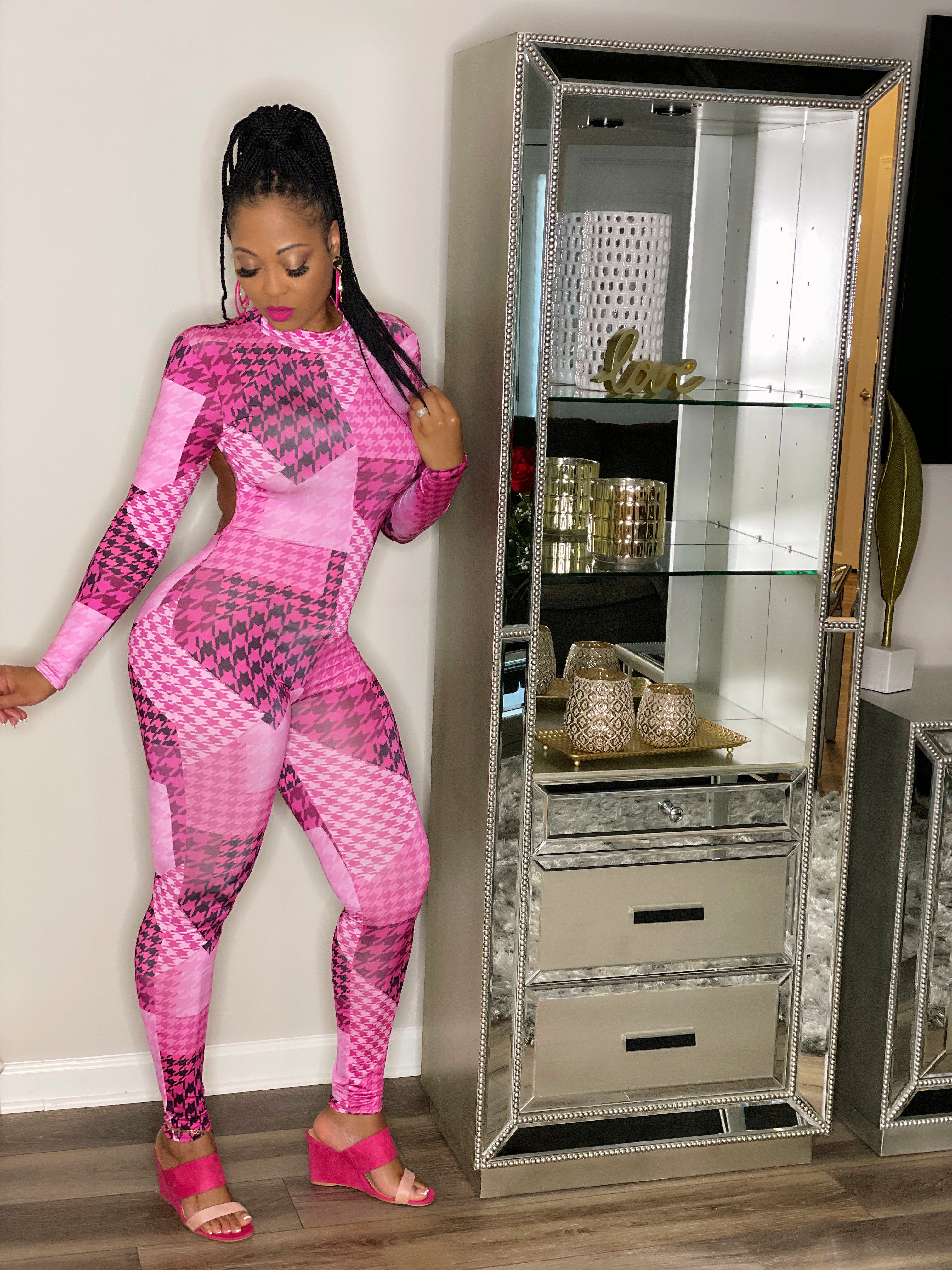 Pink no Panther Jumpsuit